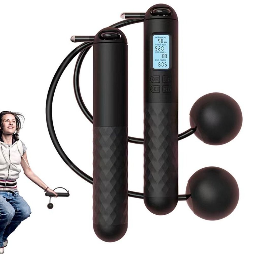 Portable Cordless Ropeless Jum - Smart Jump Rope Digital Counter ulasan dan harga