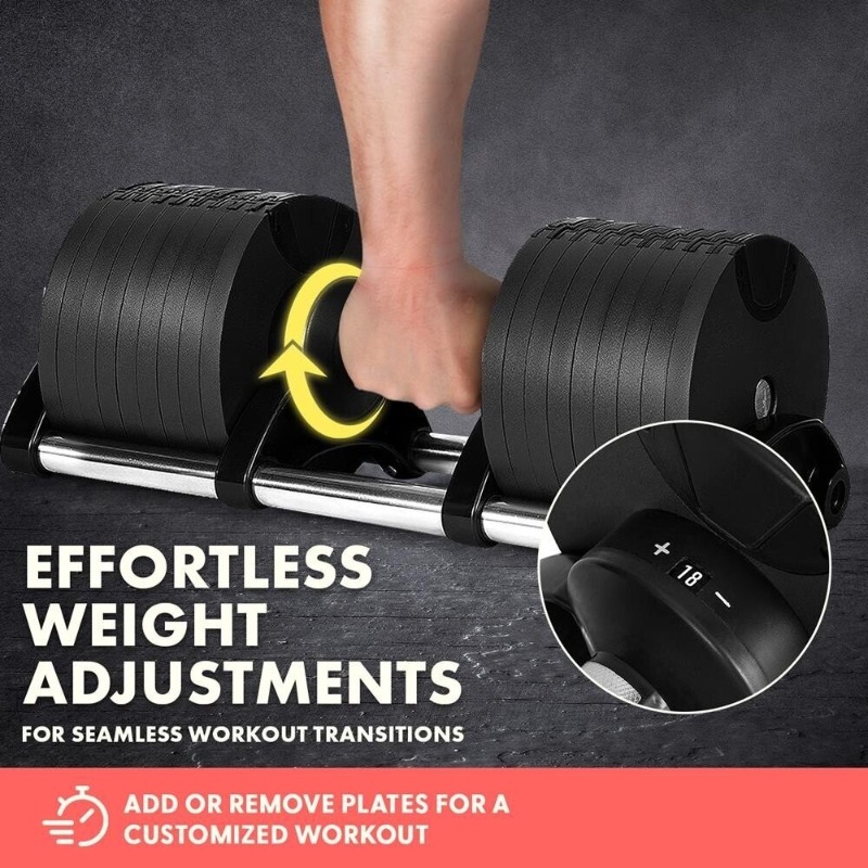 Large Fitness Equipment 70 Lbs - Adjustable Dumbbell Pair 40Kg ulasan dan harga