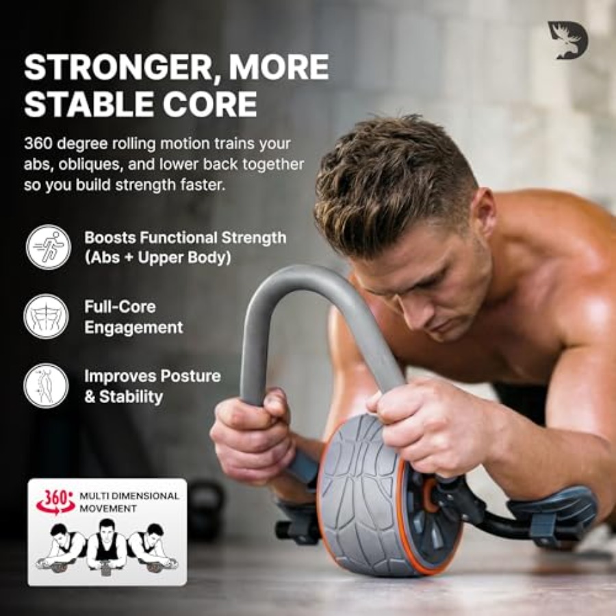 Ab Roller Wheel with Elbow Sup - Ab Roller Wheel With Elbow Support ulasan dan harga