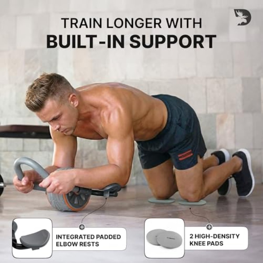 Ab Roller Wheel with Elbow Sup - Ab Roller Wheel With Elbow Support ulasan dan harga
