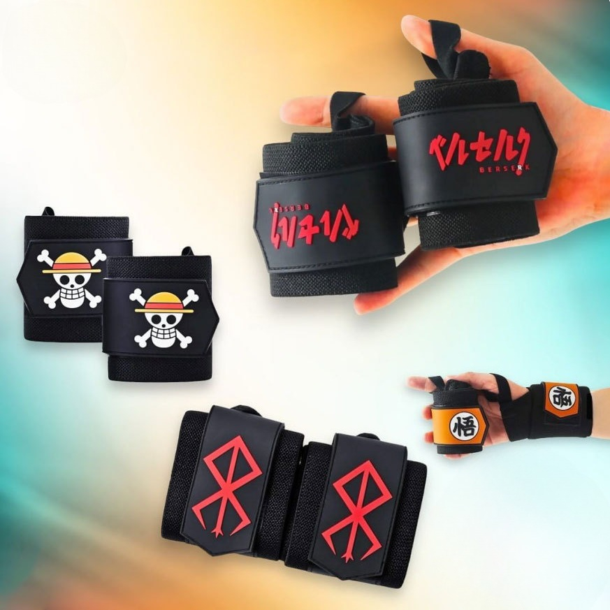 One Piece Naruto Berserk DRAGO - Wrist Wraps Weightlifting Support ulasan dan harga