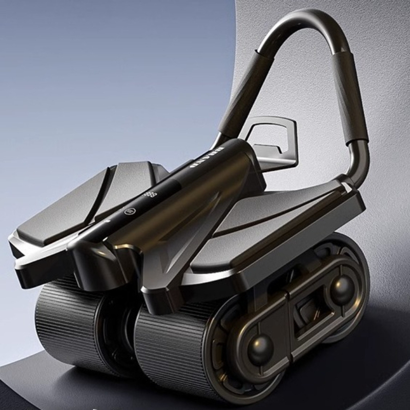 Auto Rebound 4 Wheel Ab Roller - Ab Roller Wheel With Elbow Support ulasan dan harga