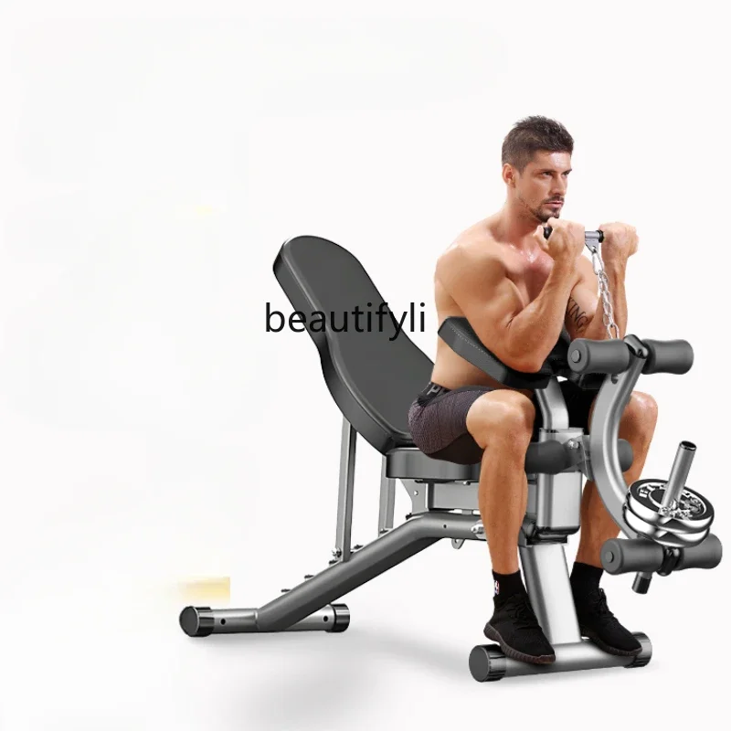 A49 Dumbbell stool household m - Push Up Board Foldable Multi Function ulasan dan harga
