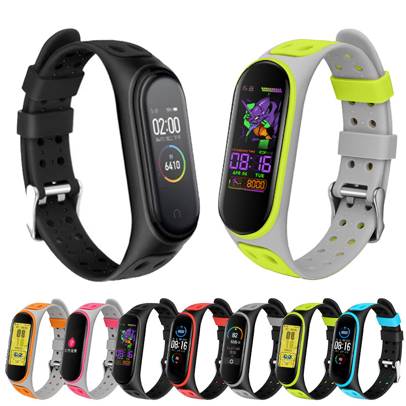 For Mi Band 3/4/5/6/7 Two Colo - Resistance Bands Set With Handles ulasan dan harga