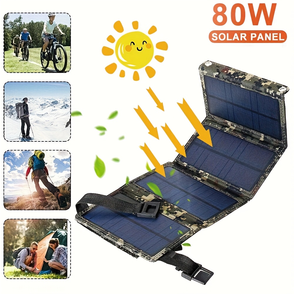 [Solar Panel] 80W Portable Fol - Camping ulasan dan harga