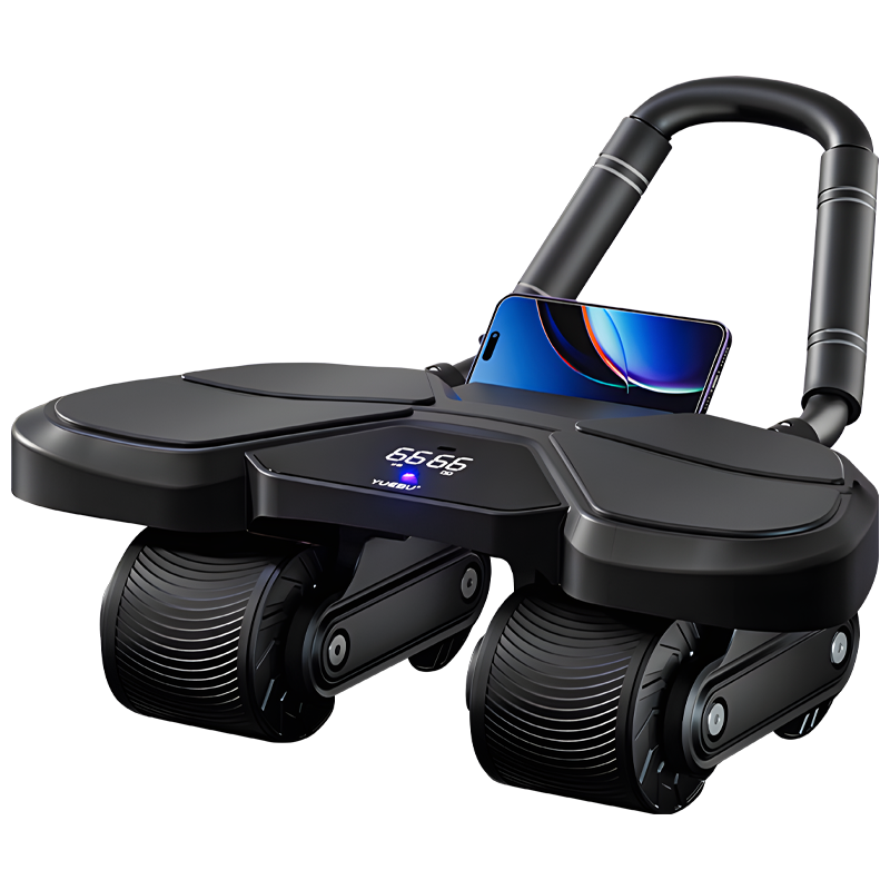 Black Ab Wheel Roller with Elb - Ab Roller Wheel With Elbow Support ulasan dan harga