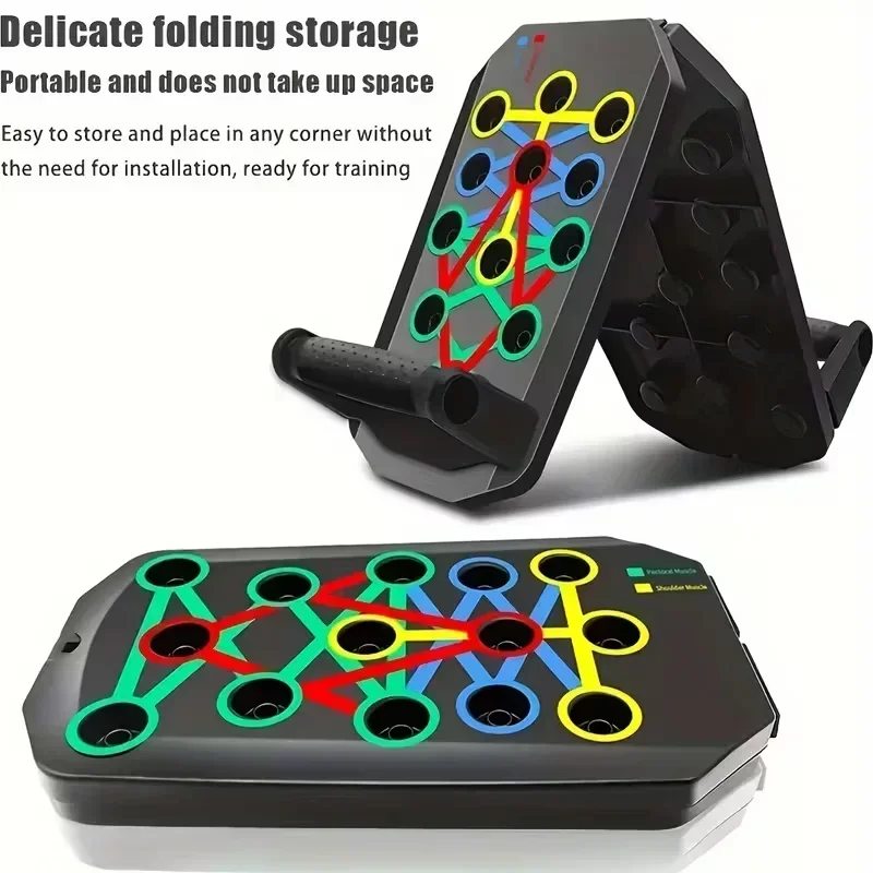 Portable Multifunctional Push- - Push Up Board Foldable Multi Function ulasan dan harga