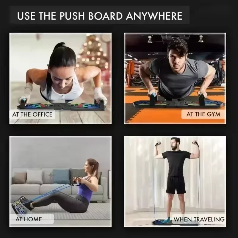 Portable Multifunctional Push- - Push Up Board Foldable Multi Function ulasan dan harga