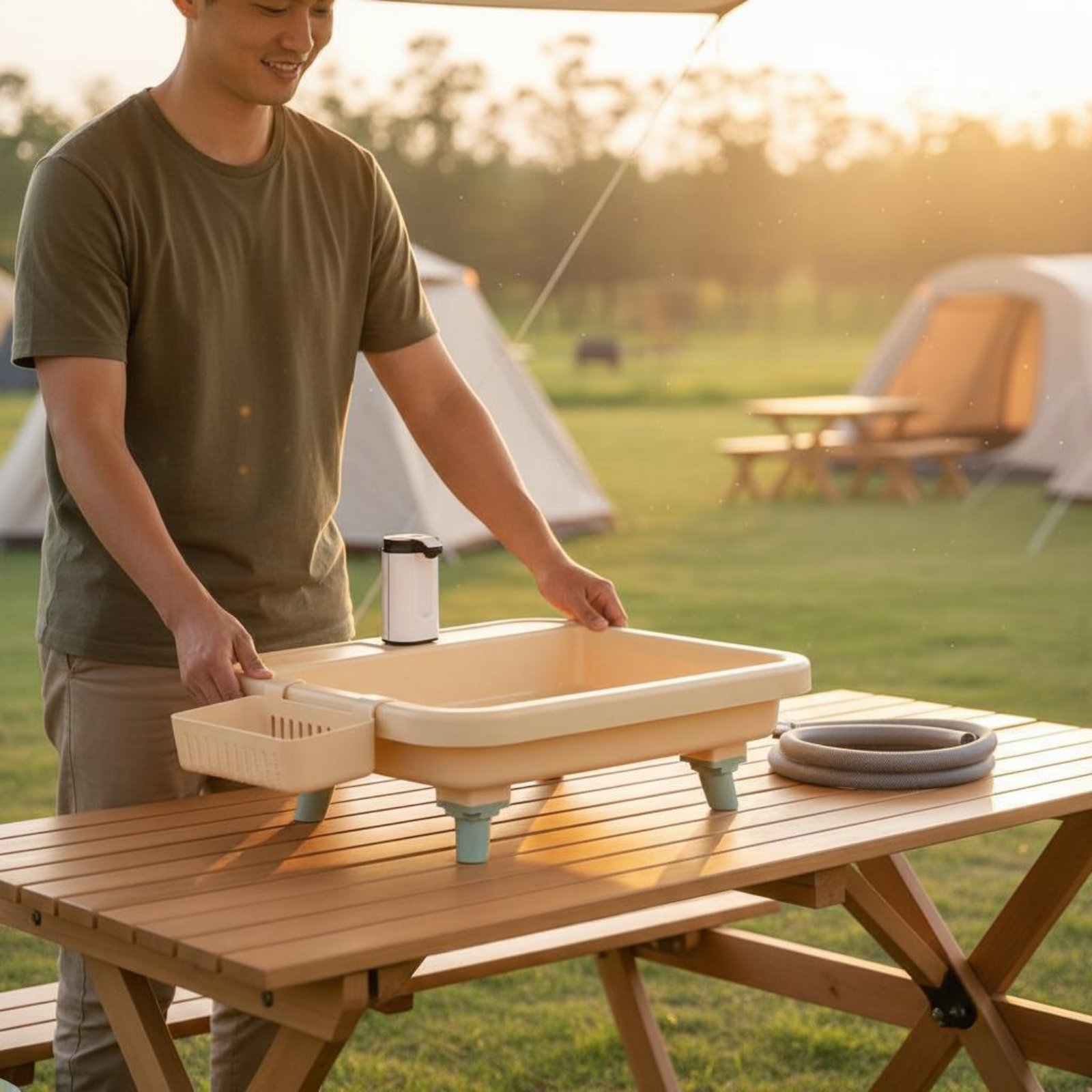Portable Hand Washing Station  - Camping ulasan dan harga