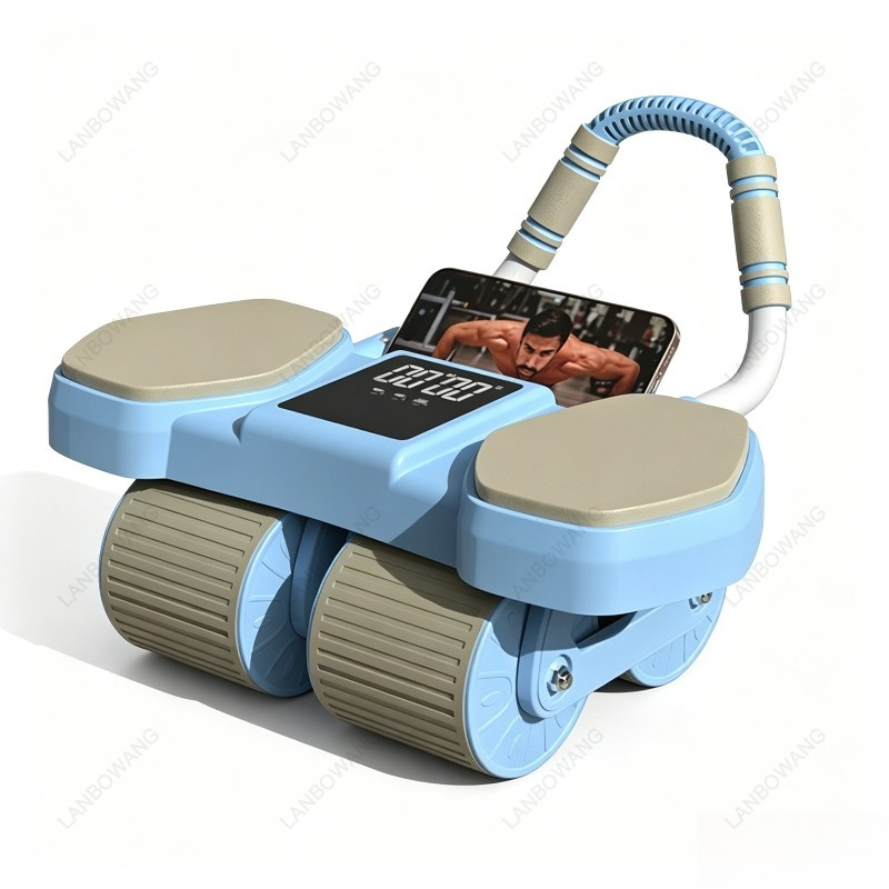 Smart 4 Wheels Auto Rebound Ab - Ab Roller Wheel With Elbow Support ulasan dan harga