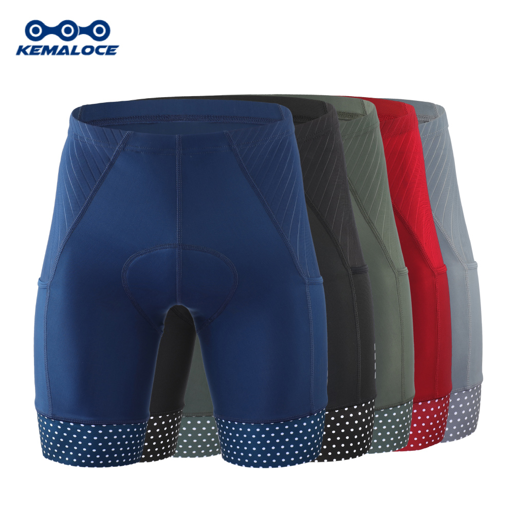 KEMALOCE Men's Cycling Shorts  - Padded Cycling Shorts 5D Gel ulasan dan harga