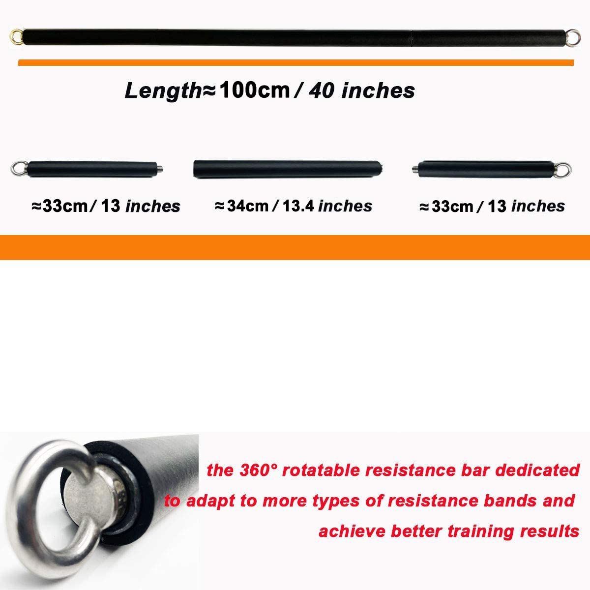 150lb Fitness Booty Resistance - Pilates Bar Kit With Resistance Bands ulasan dan harga