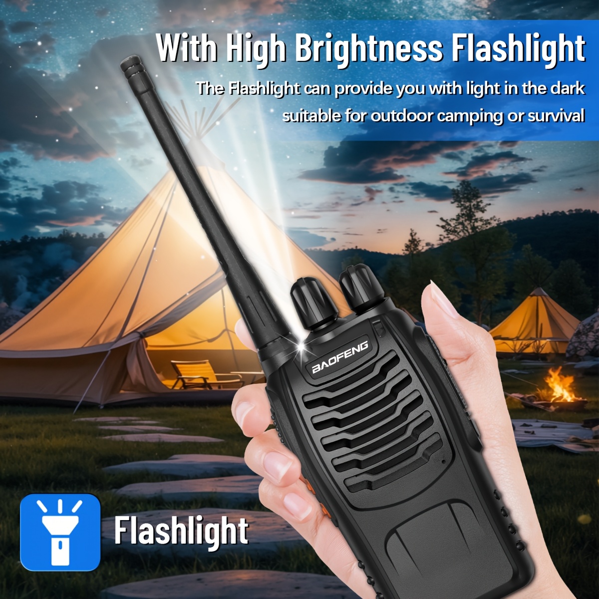 Baofeng Long Range Walkie Talk - Camping ulasan dan harga